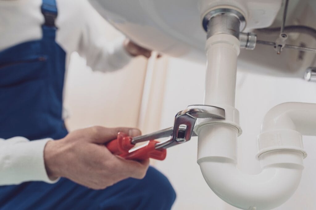 Under sink drain pipe repair service in Dunedin, Florida