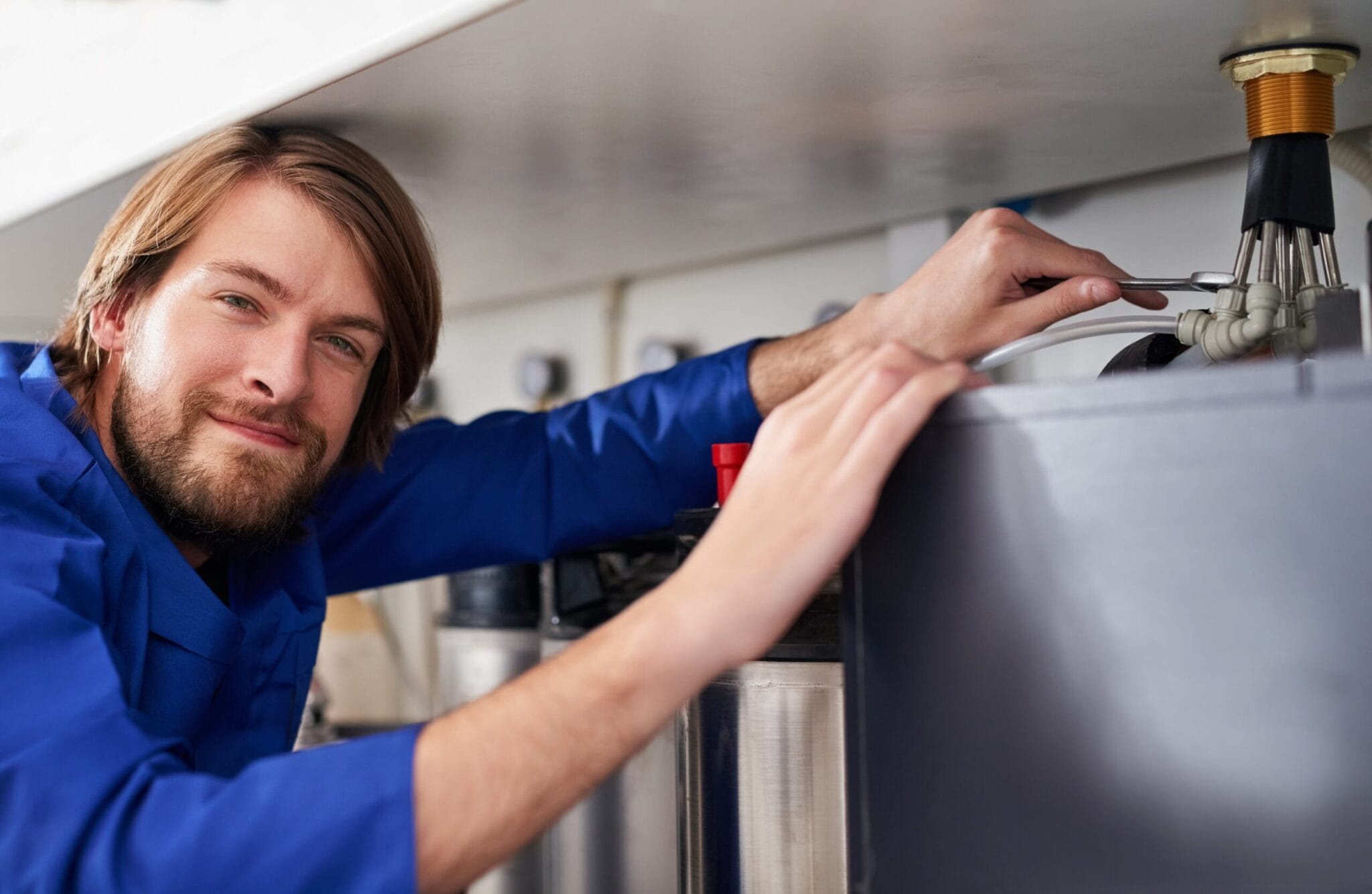 Appliance water line repair by plumber in Dunedin, Florida