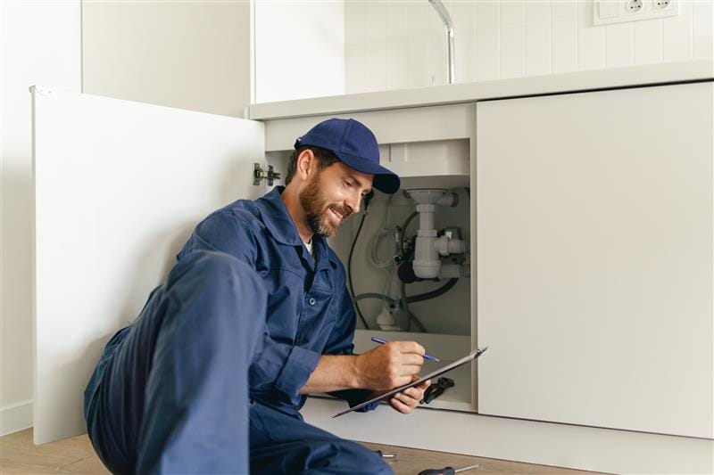 Local Dunedin, Florida plumber inspecting residential plumbing system